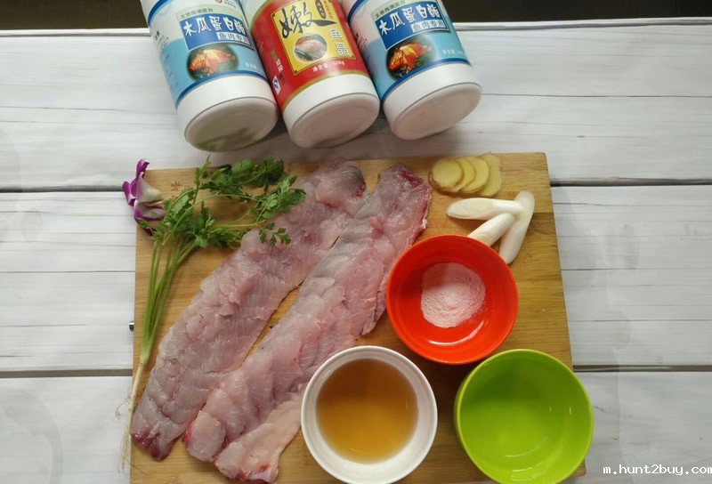 嫩鱼晶处理鱼肉