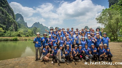 东恒华道酶制剂旅游季，德天瀑布、通灵大峡谷快乐前行!